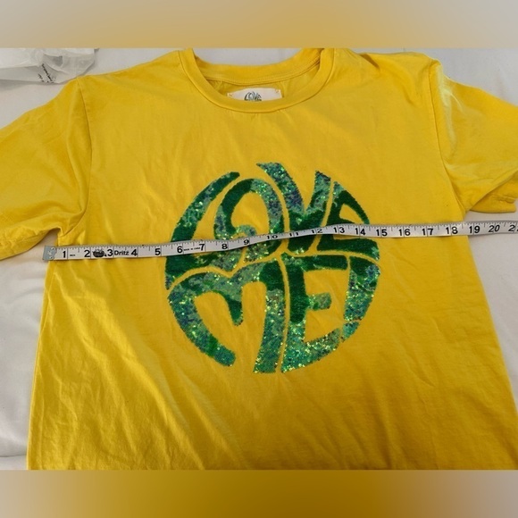 ALBERTA FERRETTI LOVE ME CREW NECK COTTON T-SHIRT Style ID 07031672_1027 - Picture 6 of 11